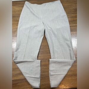 Lauren Ralph Lauren Size 12 Wool Gray High Waist Pants
